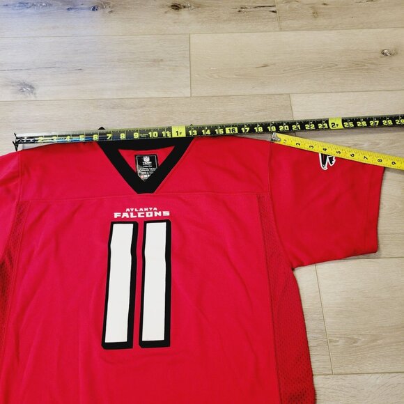 NFL Atlanta Falcons Julio Jones #11 Red Jersey Youth X-Large Team Apparel - Picture 2 of 5